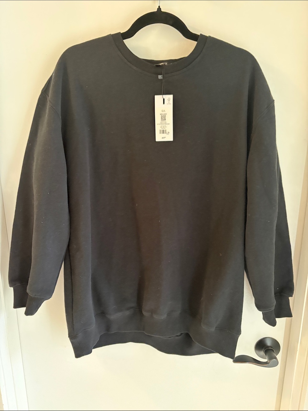 Classic Crewneck Sweater - Black